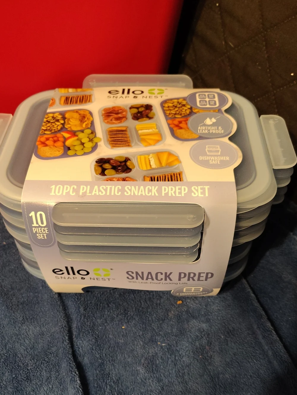 Snap & Nest Gray Snack Prep 10-Piece Set